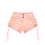 PINK SUN ALL OVER GIRLS SHORTS.