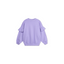 VIOLET RUFFLE SWEATSHIRT